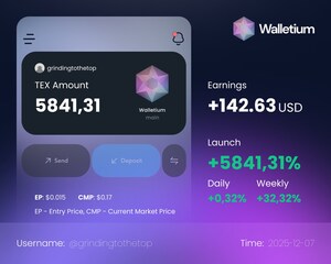 Walletium Introduces the TEX Token