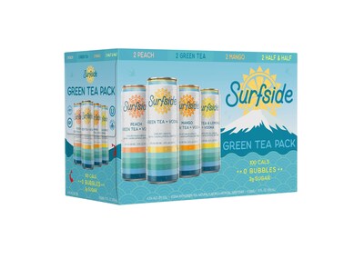 Surfside Green Tea + Vodka Variety 8-pack