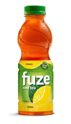 The iced tea taste Canadians know and love is now available under the FUZE® Iced Tea brand in five refreshing flavours, made with real tea and natural fruit flavours including Lemon, Lemon Zero Sugar, Raspberry, White Peach and Lemon Green Tea. (CNW Group/The Coca-Cola Company)