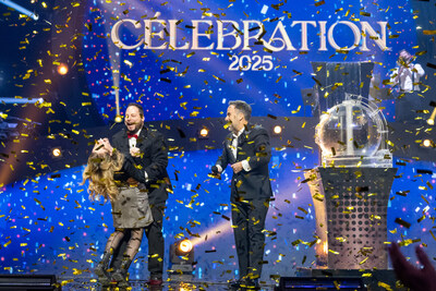 Roxanne Zengarli won $1,000,000 at the Célébration 2025 Gala (CNW Group/Loto-Québec)