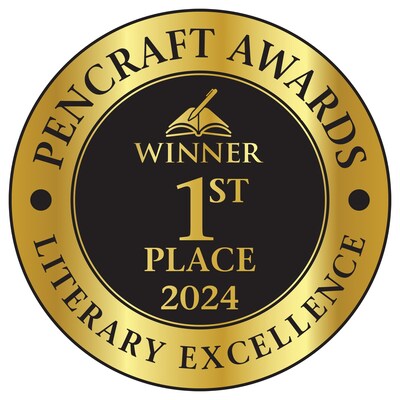 PenCraft Book Award 1st Place Seal for 2024.