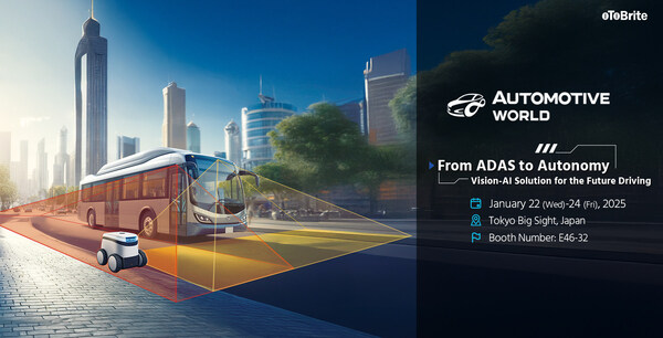 oToBrite presenta soluciones de visión e inteligencia artificial de vanguardia para vehículos autónomos y robótica en Automotive World 2025 oToBrite presenta soluciones de visión e inteligencia artificial de vanguardia para vehículos autónomos y robótica en Automotive World 2025