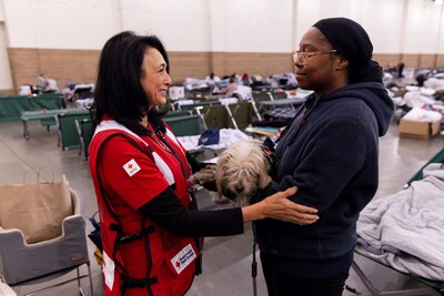 American Red Cross® workers are helping California residents with their immediate needs like food and shelter, along with their recovery plans. Donations to the organization through the SpartanNash Foundation’s in-store fundraiser will go directly to these disaster relief efforts. Photo courtesy of the American Red Cross.