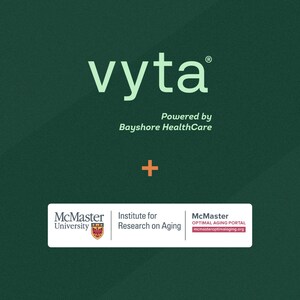 Vyta--Powered by Bayshore HealthCare announces joint initiative with the McMaster Optimal Aging Portal to empower older adults and their caregivers