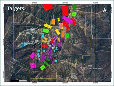 Image 2 – Campo Morado Exploration Target Map (CNW Group/Luca Mining Corp.)