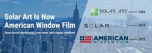 Solar Art Window Film Rebrands to American Window Film in 2025