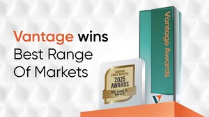 Vantage Markets gana el premio "Best Range of Markets" otorgado por Compare Forex Brokers en 2025