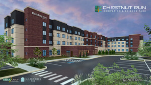 MRA Group Announces Groundbreaking for Marriott Residence Inn at Chestnut Run Innovation & Science Park Campus