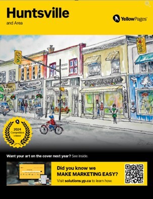 One of our 2025 covers featuring the winning artwork of our contest. (CNW Group/Yellow Pages Limited)