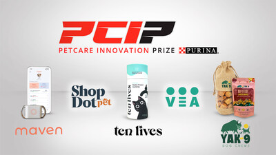 Today, five pet care startups from across the country have been named finalists in the ninth annual Pet Care Innovation Prize powered by Purina. Each finalist – which represent startups across the entire pet care spectrum – will receive $25,000 and mentorship support from Purina, a global leader in pet care.