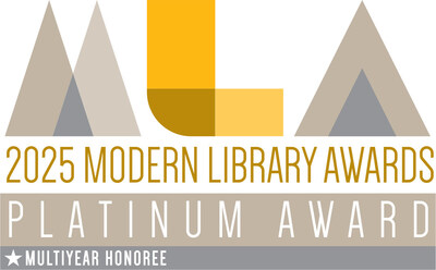 Gale is a 2025 Modern Library Awards Multiyear Platinum Winner.