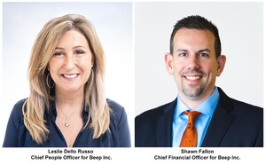 Beep Welcomes Leslie Dello Russo as Chief People Officer and Shawn Fallon as Chief Financial Officer, Driving Continued Growth and Innovation