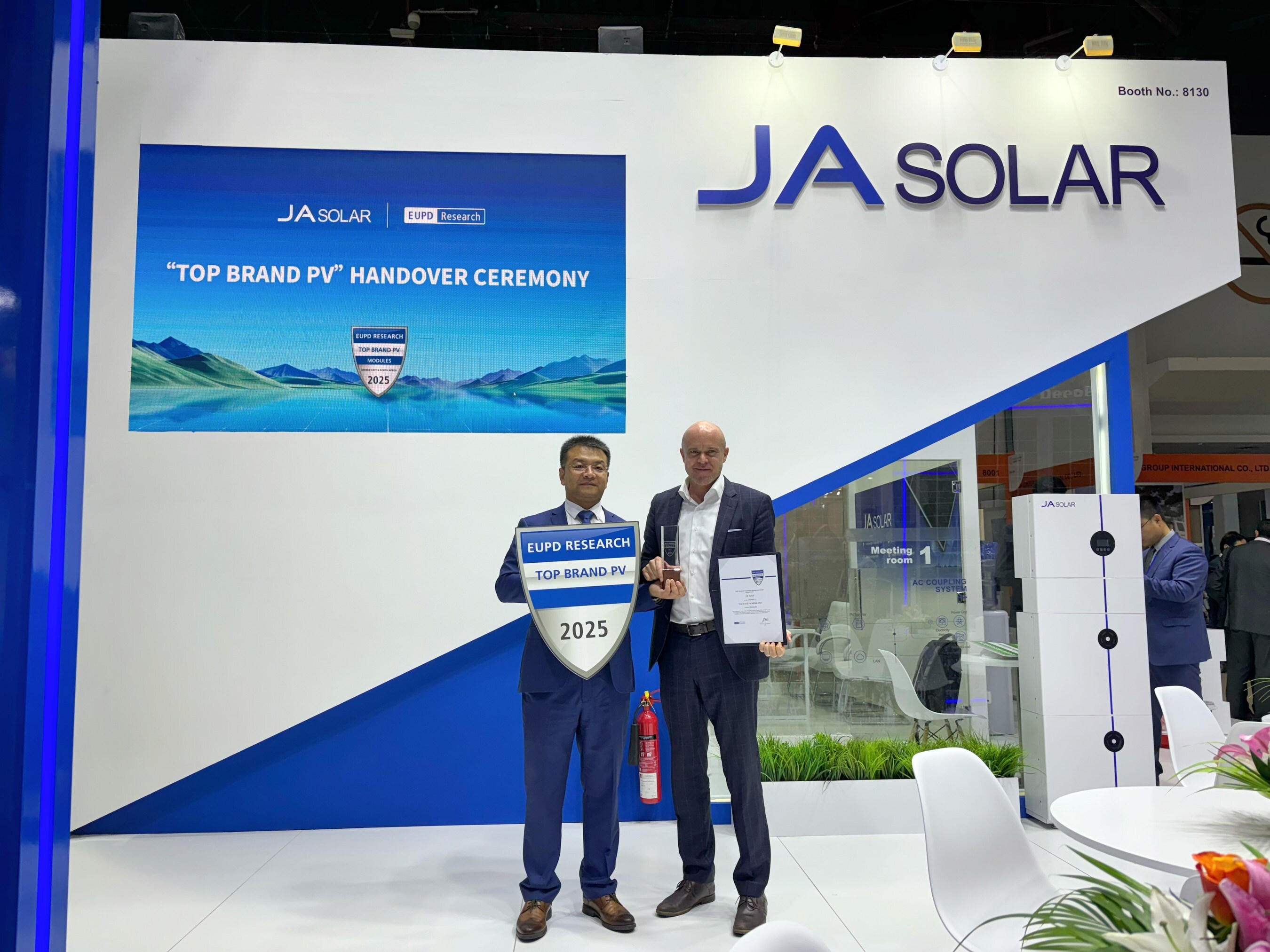 JA Solar Named 2025 MENA Region 