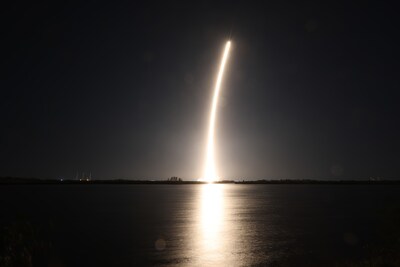 Creating a golden streak in the night sky, a SpaceX Falcon 9 rocket carrying Firefly Aerospace's Blue Ghost Mission One lander soars upward after liftoff from Launch Complex 39A at NASA's Kennedy Space Center in Florida on Wednesday, Jan. 15, 2025 as part of NASA's CLPS (Commercial Lunar Payload Services) initiative. The Blue Ghost lander will carry 10 NASA science and technology instruments to the lunar surface to further understand the Moon and help prepare for future human missions.