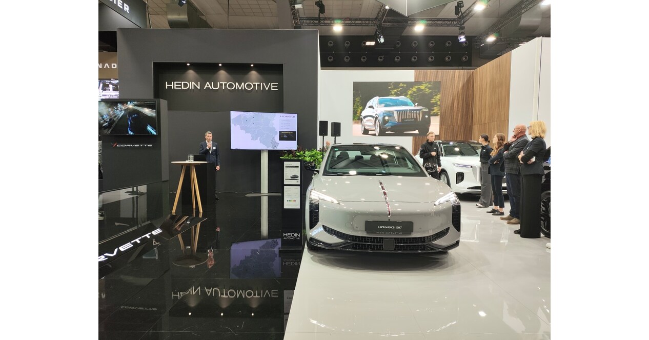 HONGQI pr&eacute;sente ses v&eacute;hicules &eacute;lectriques phares au salon de lautomobile de Bruxelles 2025