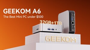 GEEKOM、コストパフォーマンスに優れた最高のミニPC GEEKOM A6を発表