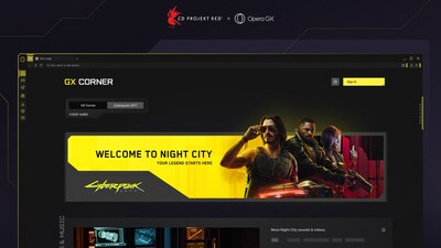 Opera GX partners with CD Projekt RED to deliver the Cyberpunk HUB in its product