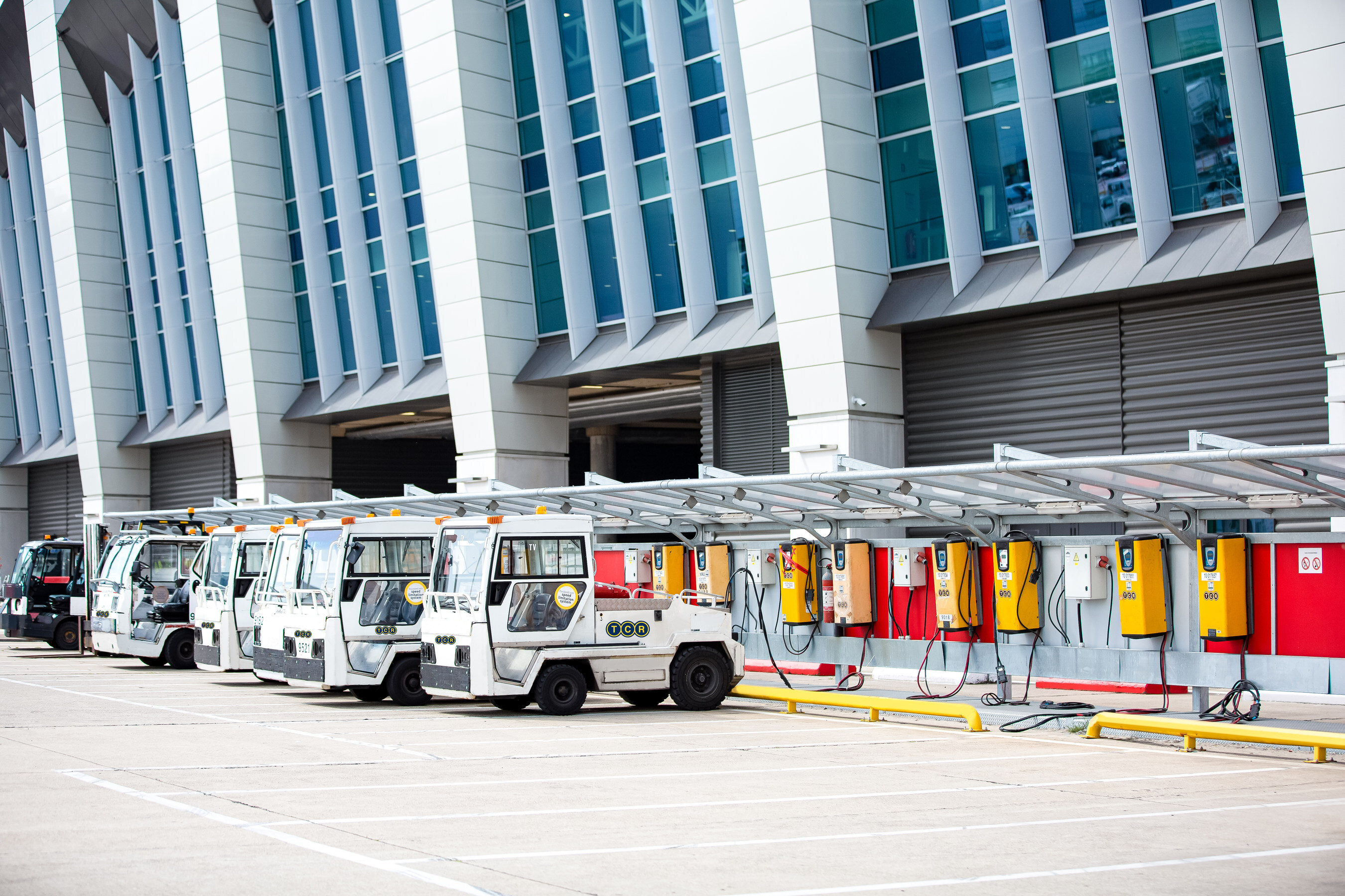 The New Terminal One at JFK and TCR Announce World's First Centralized Fleet of All-Electric Ground Support Equipment