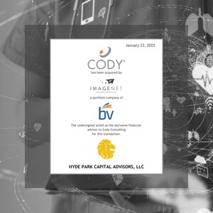 Hyde Park Capital Advises Cody Consulting Group Inc. on Sale to Imagenet, a Portfolio Company of BV Investment Partners