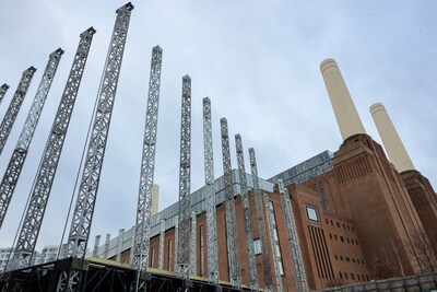 Construction is well underway on NEON at Battersea Power Station, which will open in Spring 2025 Image credit: Star Live