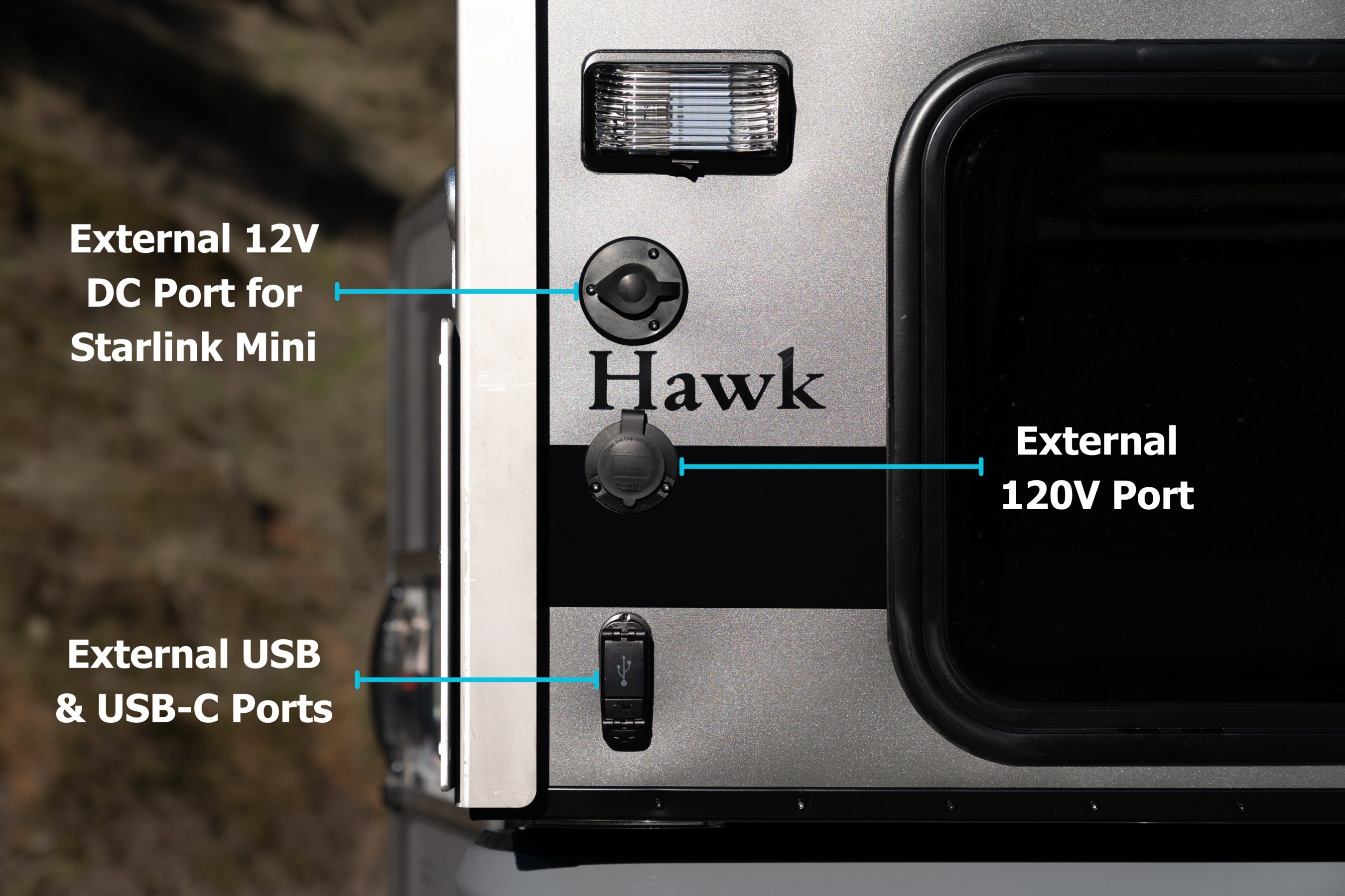 Four Wheel Campers Adds External Power Ports as a Standard Feature in All Flatbed and Slide-In Campers