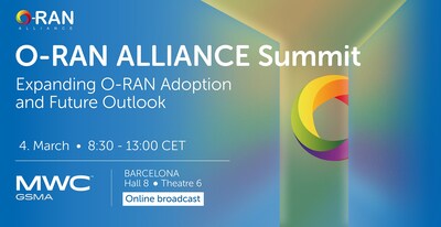 Banner O-RAN ALLIANCE Summit at MWC Barcelona 2025