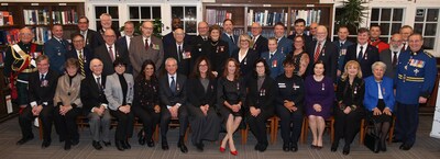 The 38 recipients of the Coronation Medal, honored during the award ceremony held at the Atwater Library in Montreal on January 15, 2025. (CNW Group/Cabinet de la Lieutenante-gouverneure du Québec) The 38 recipients of the Coronation Medal, honored during the award ceremony held at the Atwater Library in Montreal on January 15, 2025. (CNW Group/Cabinet de la Lieutenante-gouverneure du Québec)