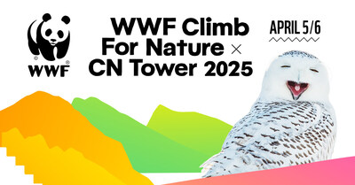 WWF's Climb for Nature is back on April 5 and 6, 2025. (CNW Group/World Wildlife Fund Canada)