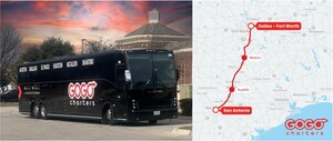 GOGO Charters Introduces Luxury Bus Route Originating From Dallas-Fort Worth