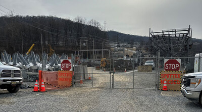 More than $50 million in upgrades are under construction at JCP&L's Franklin Substation.