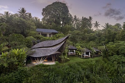 Experience tranquility at Yoga Pavilion at The Westin Resort & Spa Ubud Bali, the perfect place for a wellness journey with your loved ones, surrounded by the serene beauty of Ubud’s jungle.