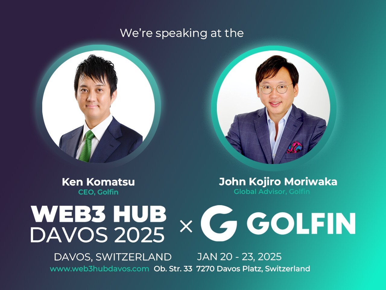 Golfin to Showcase Web3 Innovation at 'Web3 Hub Davos 2025'