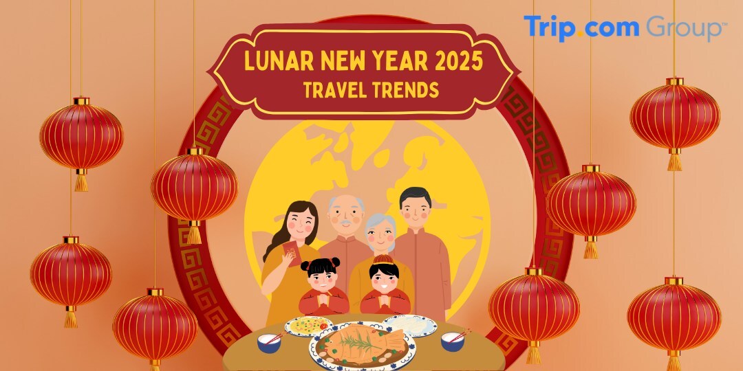 Lunar New Year 2025 Trends by Trip.com Group: Travel Like A Snake -- Longer Stays and Shedding Off the 