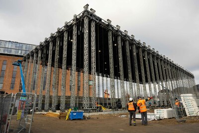 Construction is well underway on NEON at Battersea Power Station, which will open in Spring 2025 Image credit: Star Live