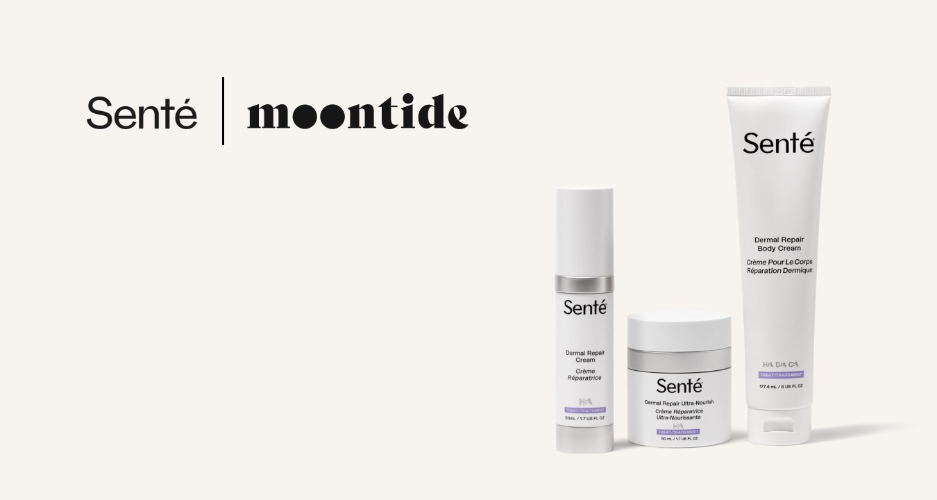 Moontide Named Agency of Record for Senté, Inc., Pioneering Medical-Grade Skincare Brand