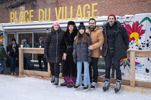 OUVERTURE OFFICIELLE DE LA PATINOIRE DE LA PLACE DU VILLAGE