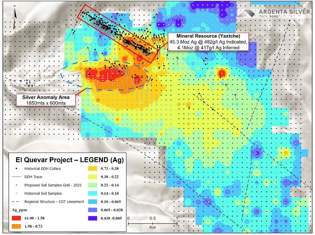 El Quevar Project - Legend (Ag) (CNW Group/Argenta Silver Corp.)