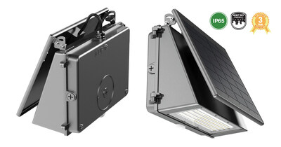 US LED EcoNight SOL Full Cutoff LED Solar Wall Pack