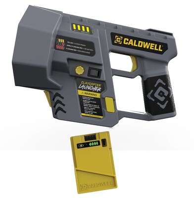 Caldwell® ClayCopter™ Target Launch System includes a rechargeable Li-ion battery with a convenient integrated battery meter.