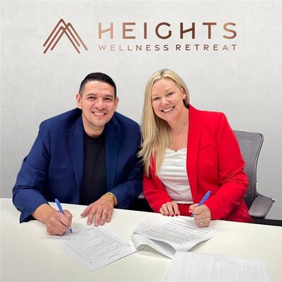 Jacob and Ashley Bustos, a husband-and-wife duo and seasoned entrepreneurs, have joined Heights Wellness Retreat after signing a new franchise agreement.