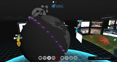 Screenshot: Immersive Wisdom Ultra-Low Bandwidth Collaborative Digital War Room