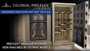 Liberty Safe Introduces Pro Flex™ Modular Shelving System for Colonial Gun Safes