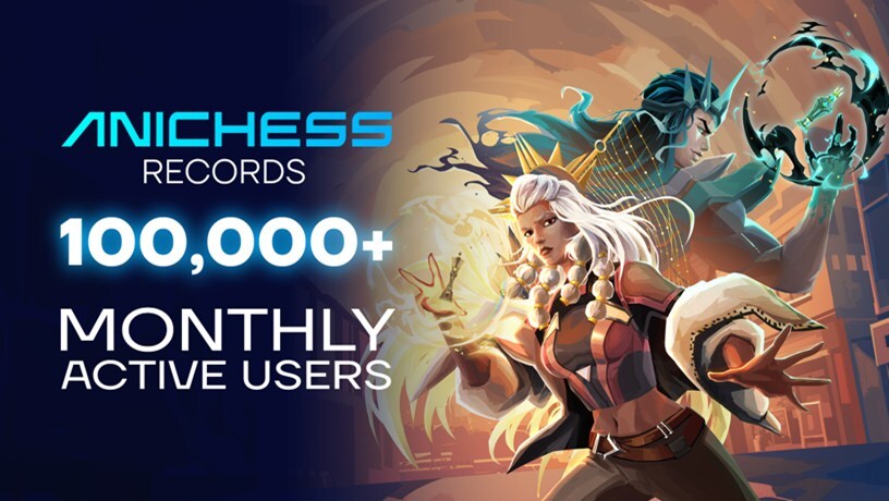 Hong Kong Web3 game Anichess records over 100,000 monthly active players three months after public alpha launch