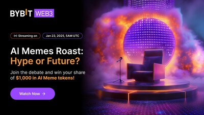  Bybit Web3 Livestream: Meme Lords and AI Masterminds to Face Off in Epic Roast Battle