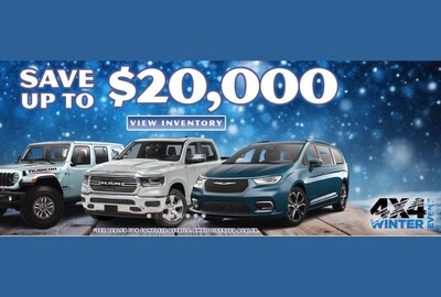 Winter Sales Event at Stony Plain Chrysler