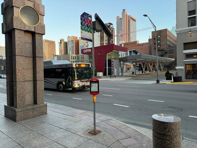 COTA modernises transit stops with Papercast e-paper signage