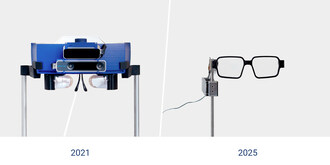 CREAL's AR display in 2021 and 2025