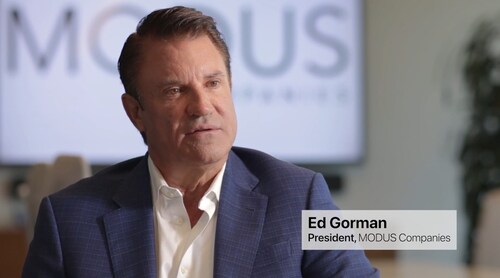 Ed Gorman, Founder of MODUS Companies, on "Viewpoint" hosted by Actor Dennis Quaid