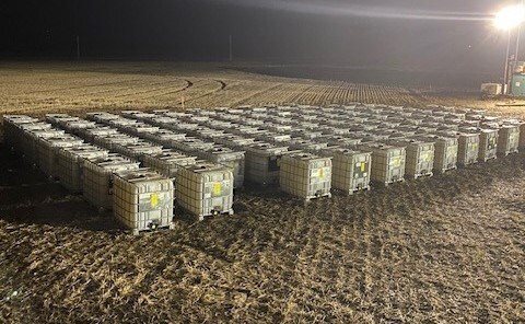 Brine sample picture (CNW Group/Grounded Lithium Corp.) Brine sample picture (CNW Group/Grounded Lithium Corp.)