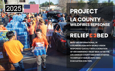 Relief Bed International Response to LA County Wildfires